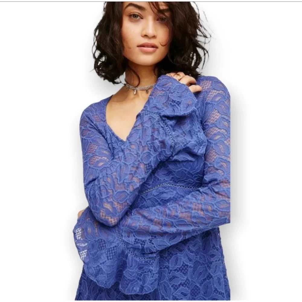 Free People Blue Skies Babydoll Dress